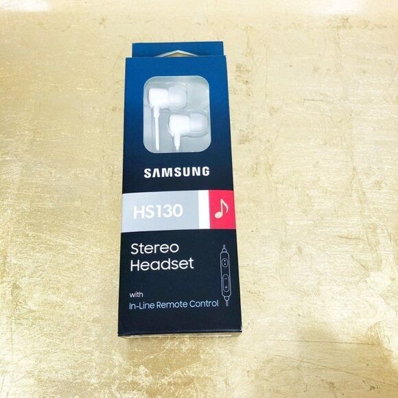 🔥 Samsung HS130 wired earbud headphones with in line remote control and mic - Picture 1 of 5